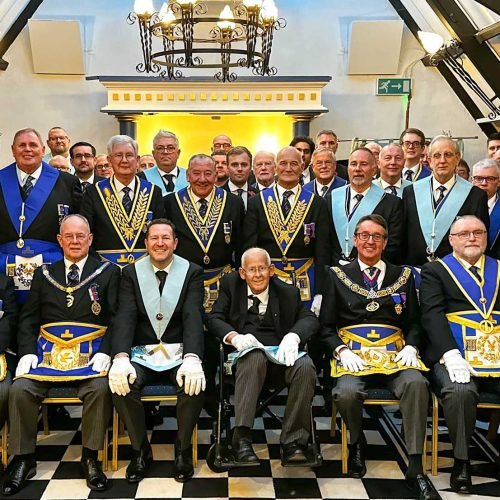 Charles centre stage at the meeting